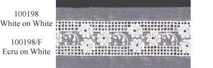 100198/F Swiss Embroidery 3/4