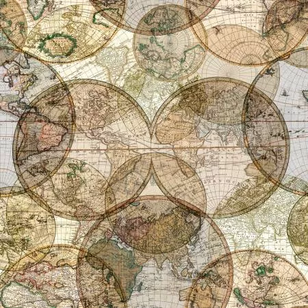108in Wide World Globes Multi