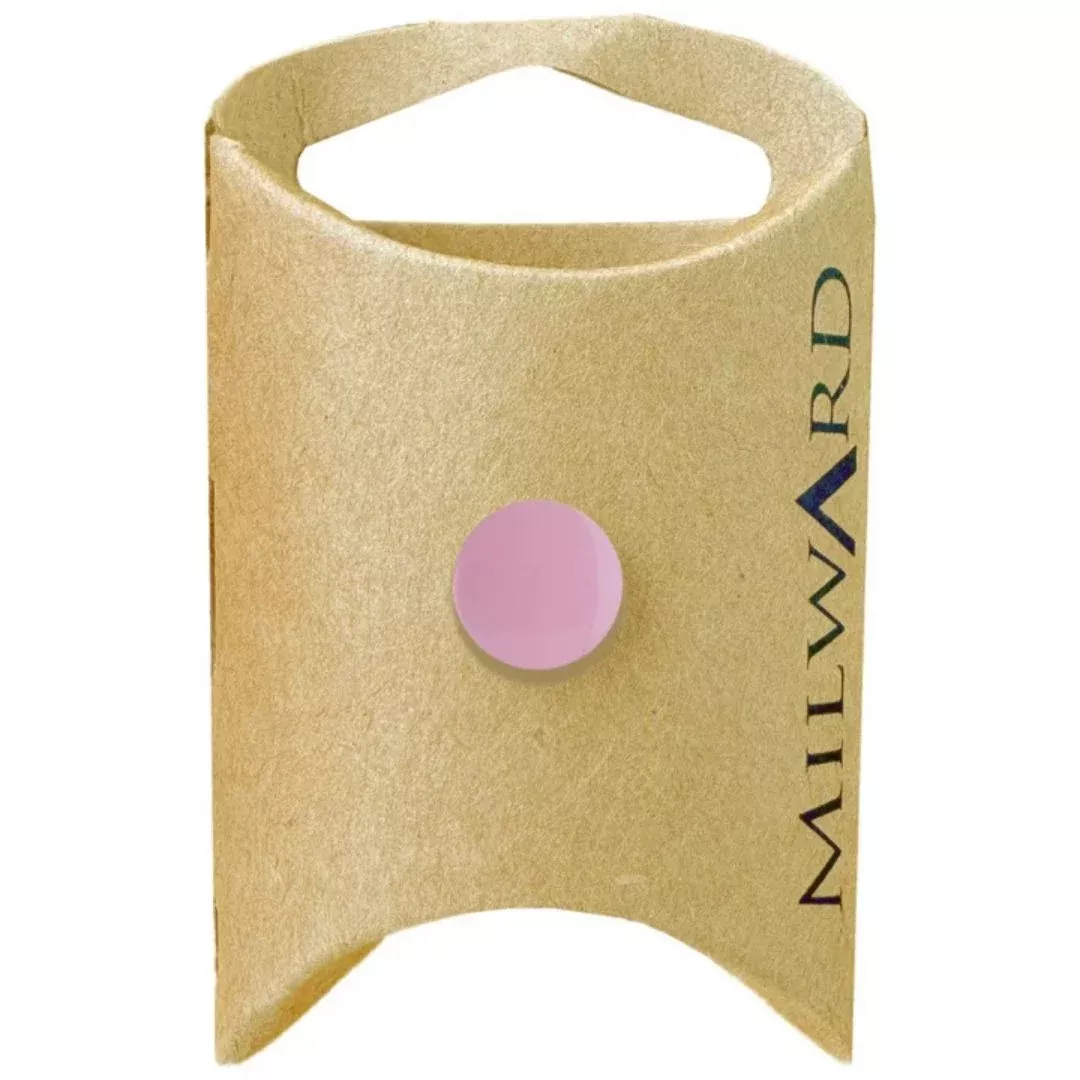 11mm Pink Poly Shank Buttons - 8 Pack