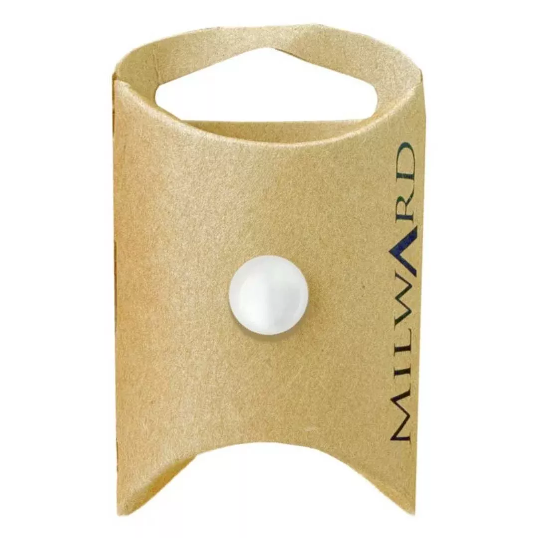 11mm White Nylon Shank Buttons - 6 Pack