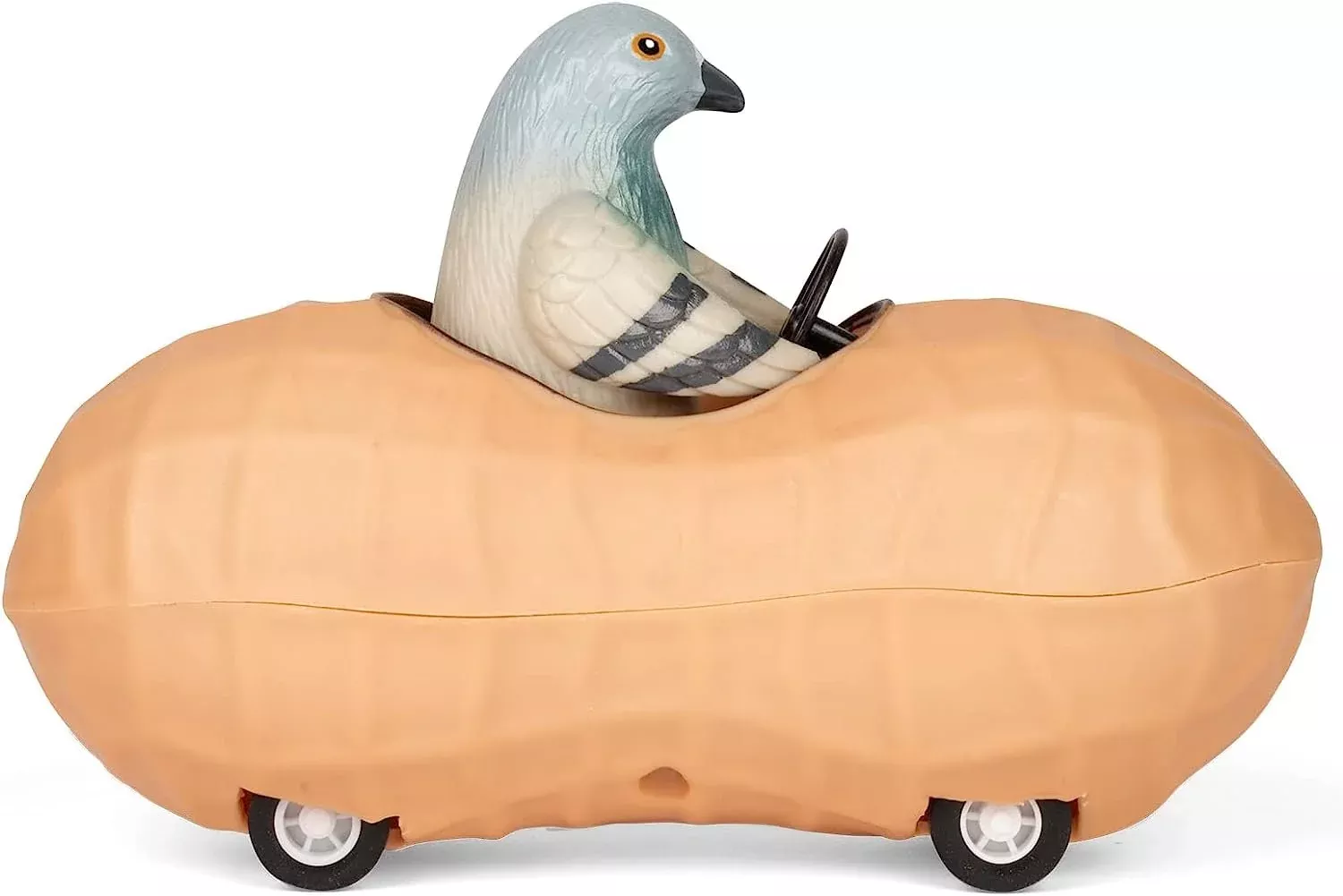 Accoutrements Archie Mcphee Pigeon in a Peanut Pull Back Toy Car (1303