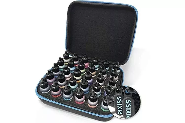 Alcohol Ink Storage Carrying Case Organizer by Pixiss, Stickles, Gloss