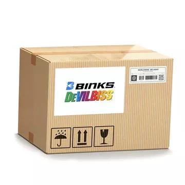 Binks 114-01712 Flat Tip Assembly .017 Orifice 12 Inch Pattern