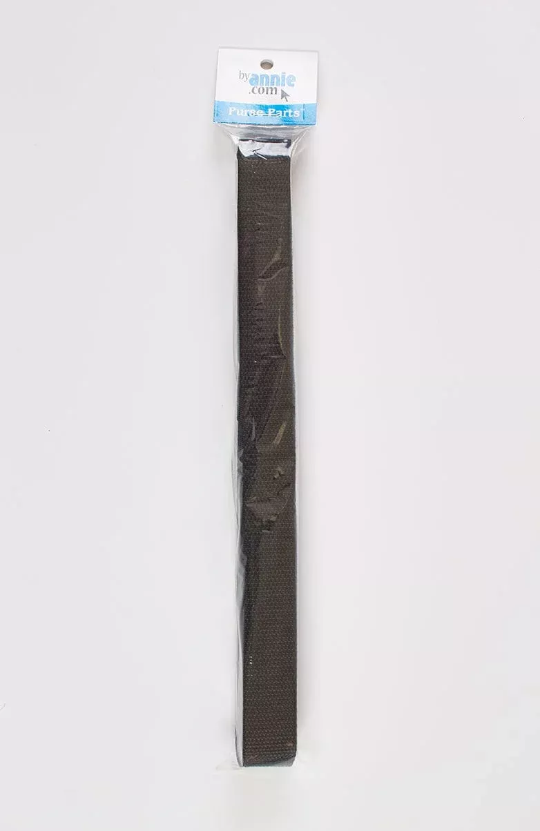 Black 1 inch Webbing/Strapping, 6-Yard Pack