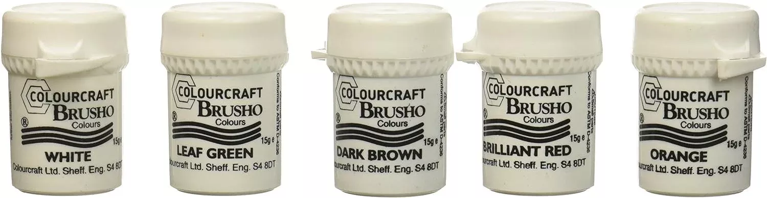 Brusho by Colourcraft Brusho Crystal Set 24 Color Colour (BRU85001)
