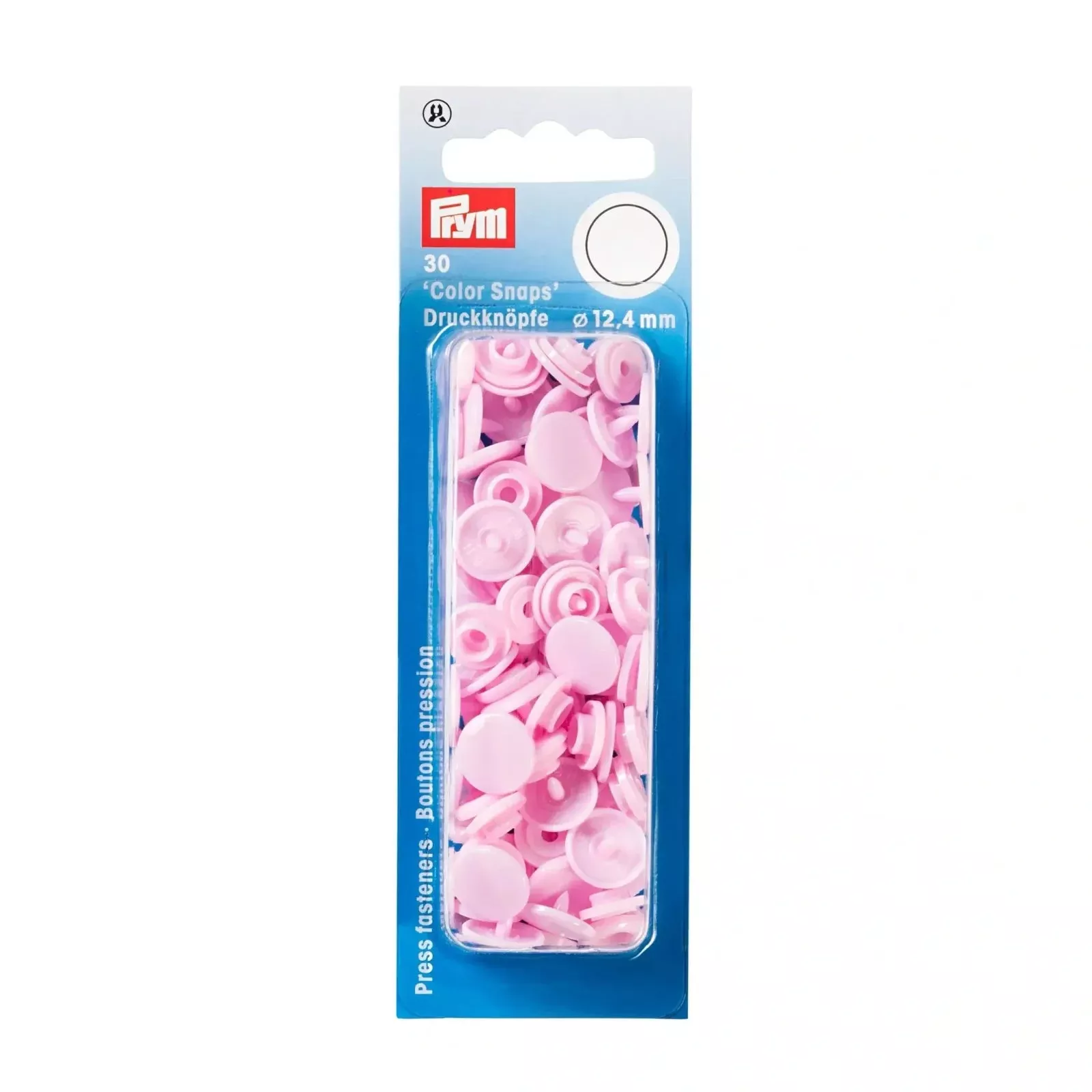 Color Snaps - 12.4mm (30 pieces) - Pale Pink