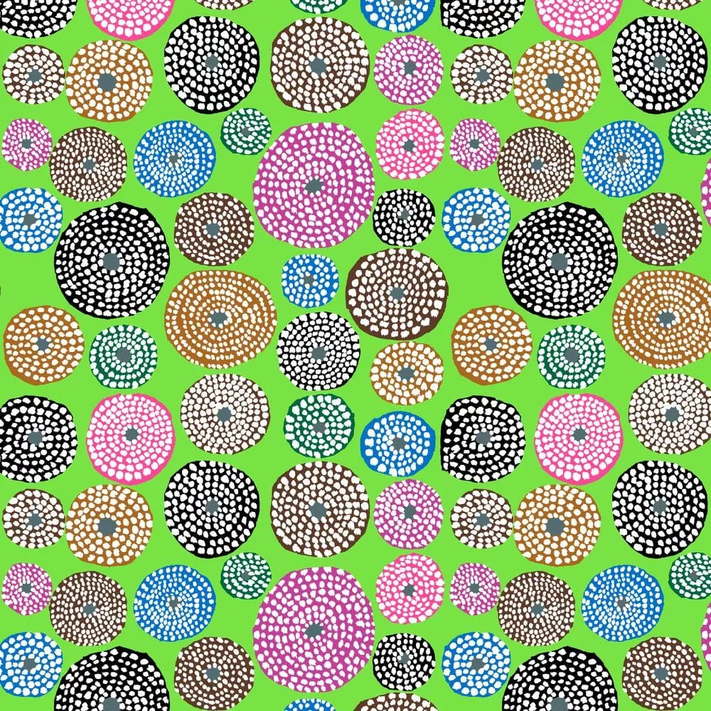Disks - Lime, Kaffe Fassett Collective, February 2023