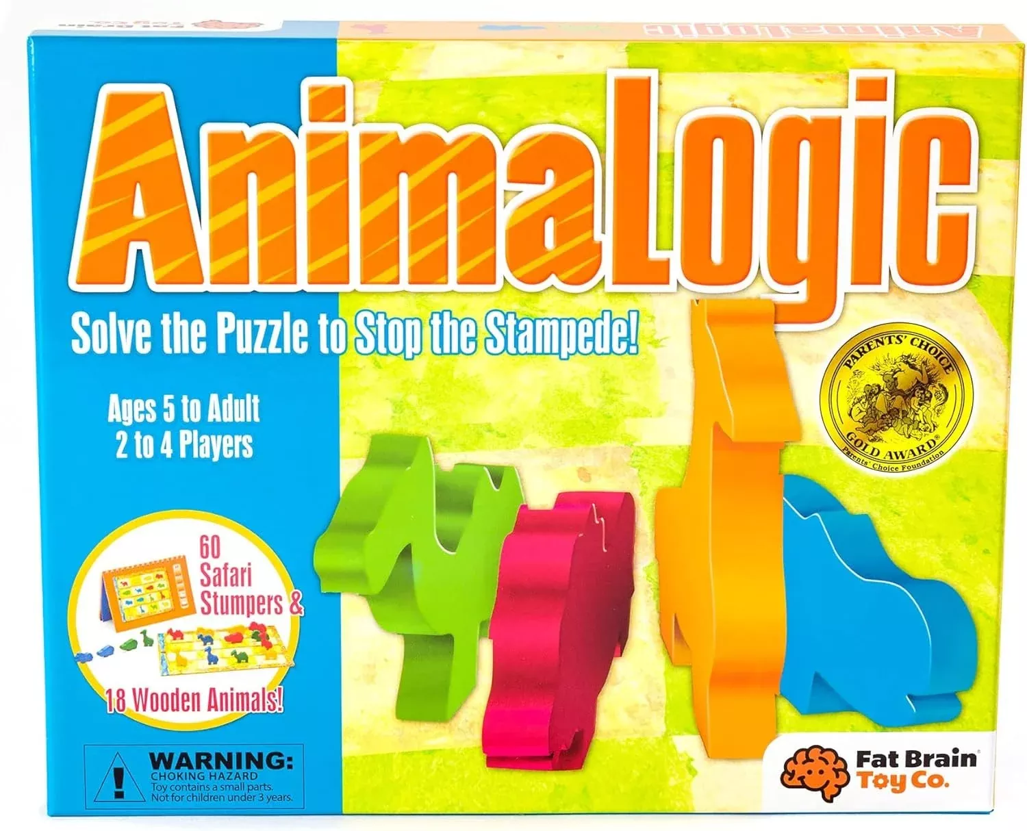 Fat Brain Toys AnimaLogic - Sequencing Brainteaser for Kids, Teens, an