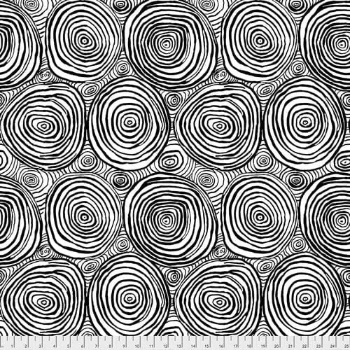 Kaffe Fassett Collective, Onion Rings Black