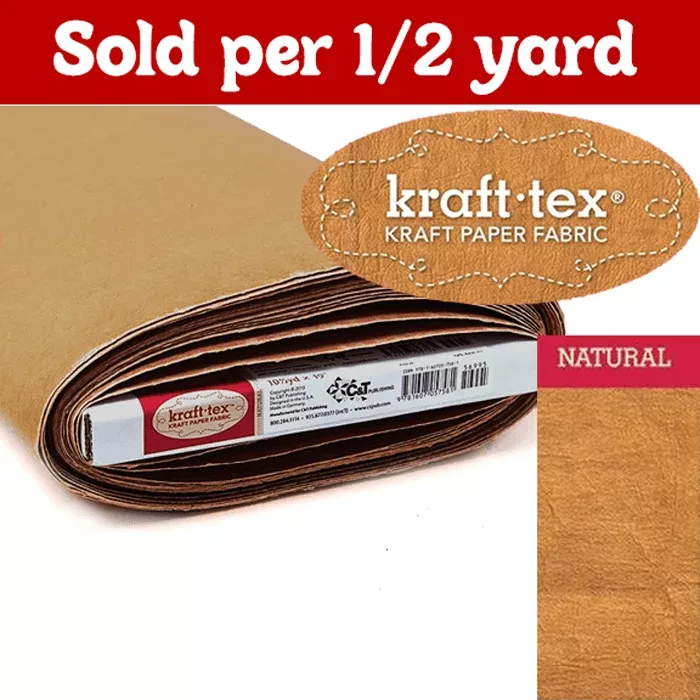 Natural Kraft-Tex, sold per 1/2 yd (19 in. wide)