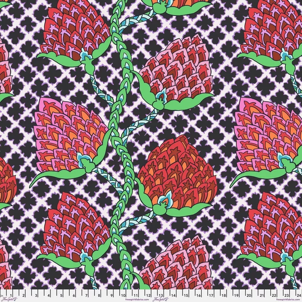 Paisley Flower - Contrast, Kaffe Fassett Collective, February 2024