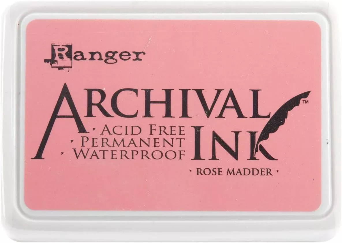 Ranger AIP-30638 Archival Inkpad, Rose Madder