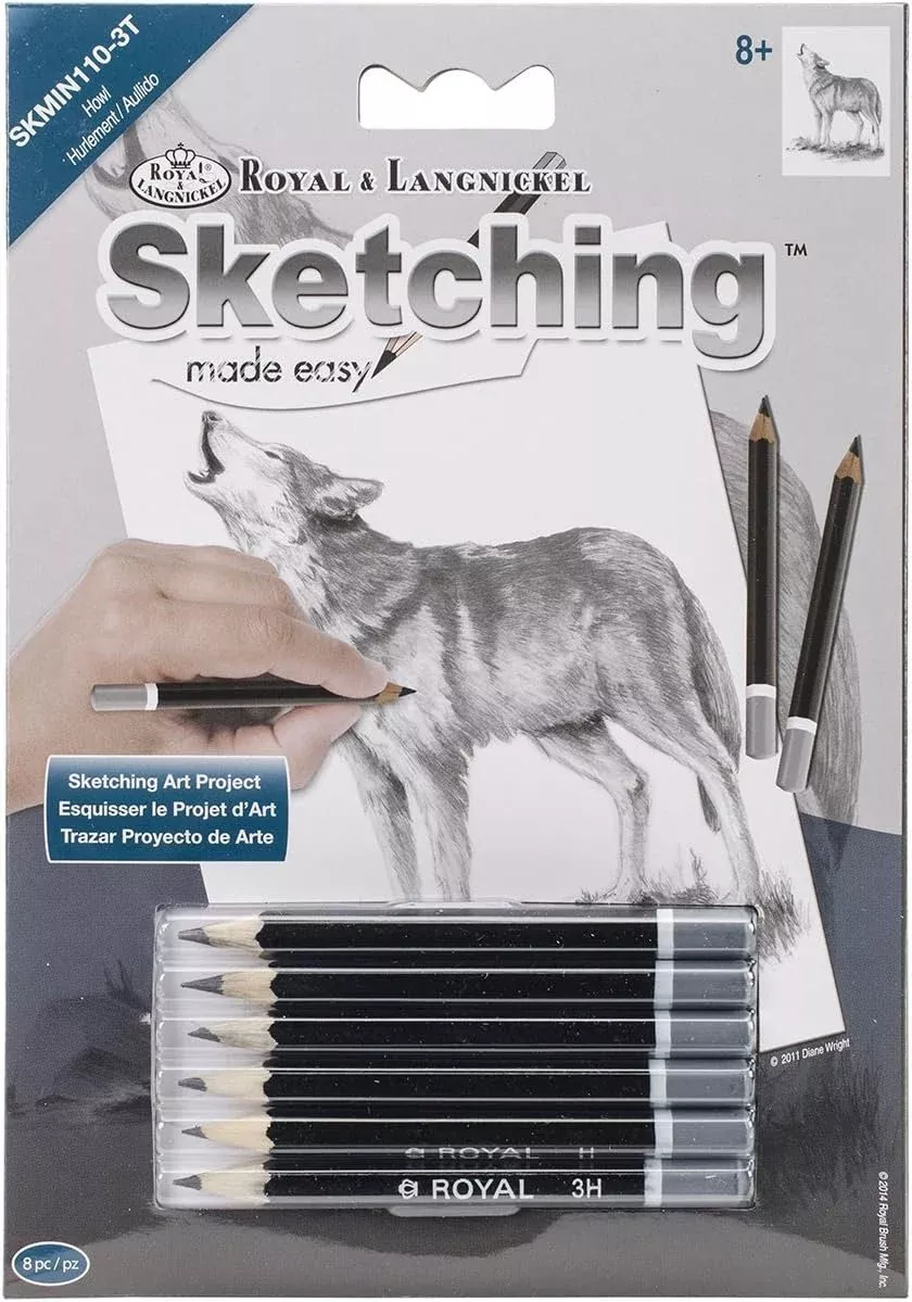 Royal Brush SKMIN-110 Sketching Made Easy Howl Mini Kit, 5" by 7"