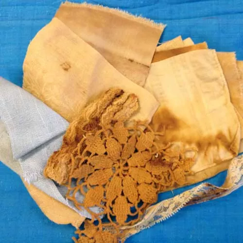 Rusted Fabric Collage Pack