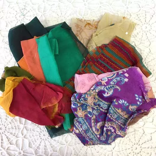 Sari Fabric Assortment- small