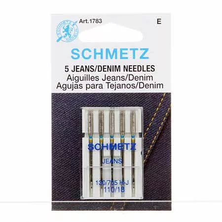 Schmetz 110/18 Demin/Jeans Needles (5 pk)