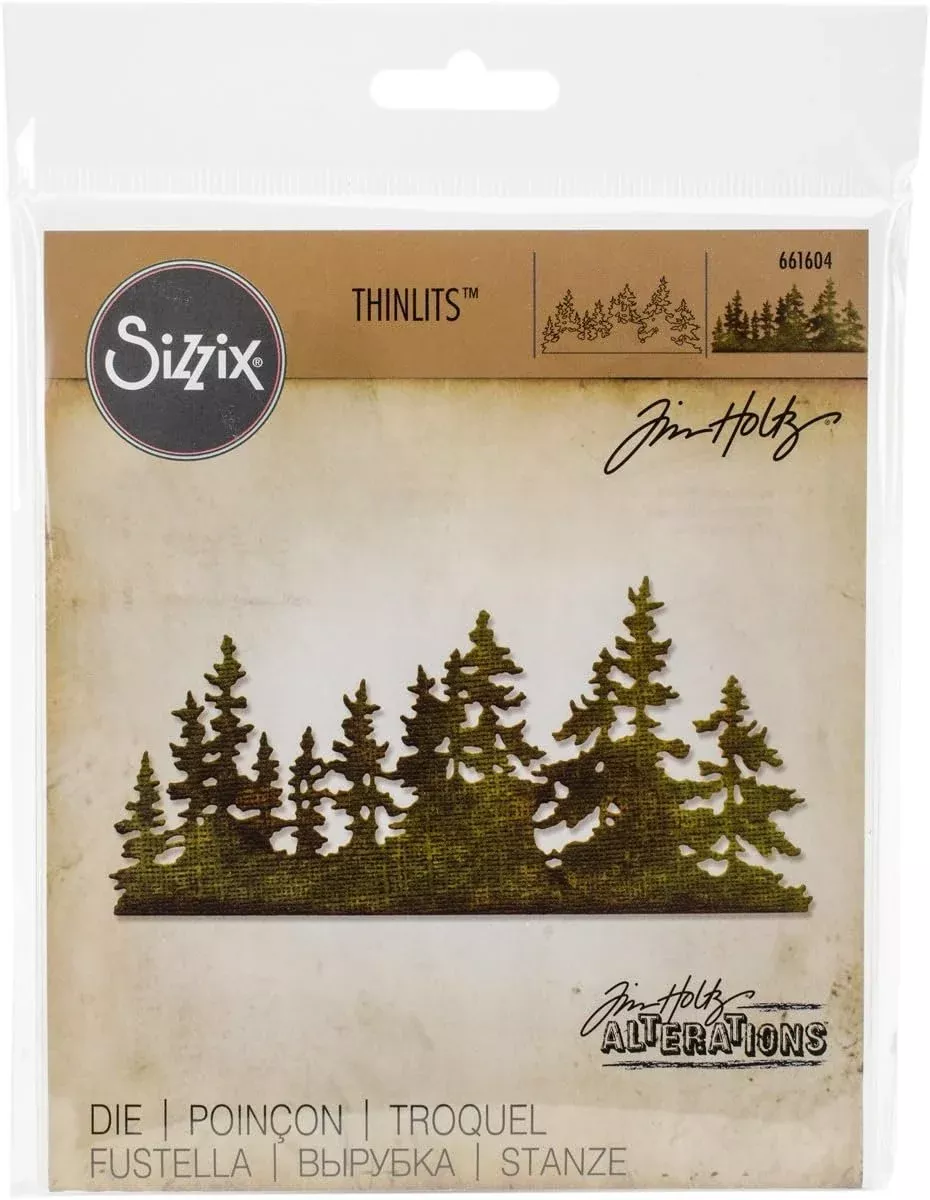 Sizzix 661604 Thinlits Die, Tree Line by Tim Holtz