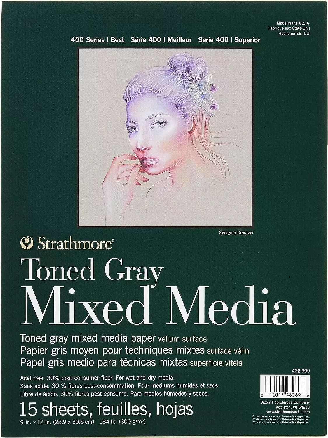 Strathmore Toned Mixed Media Paper Toned Tan 11"X14"-15 Sheets -624622