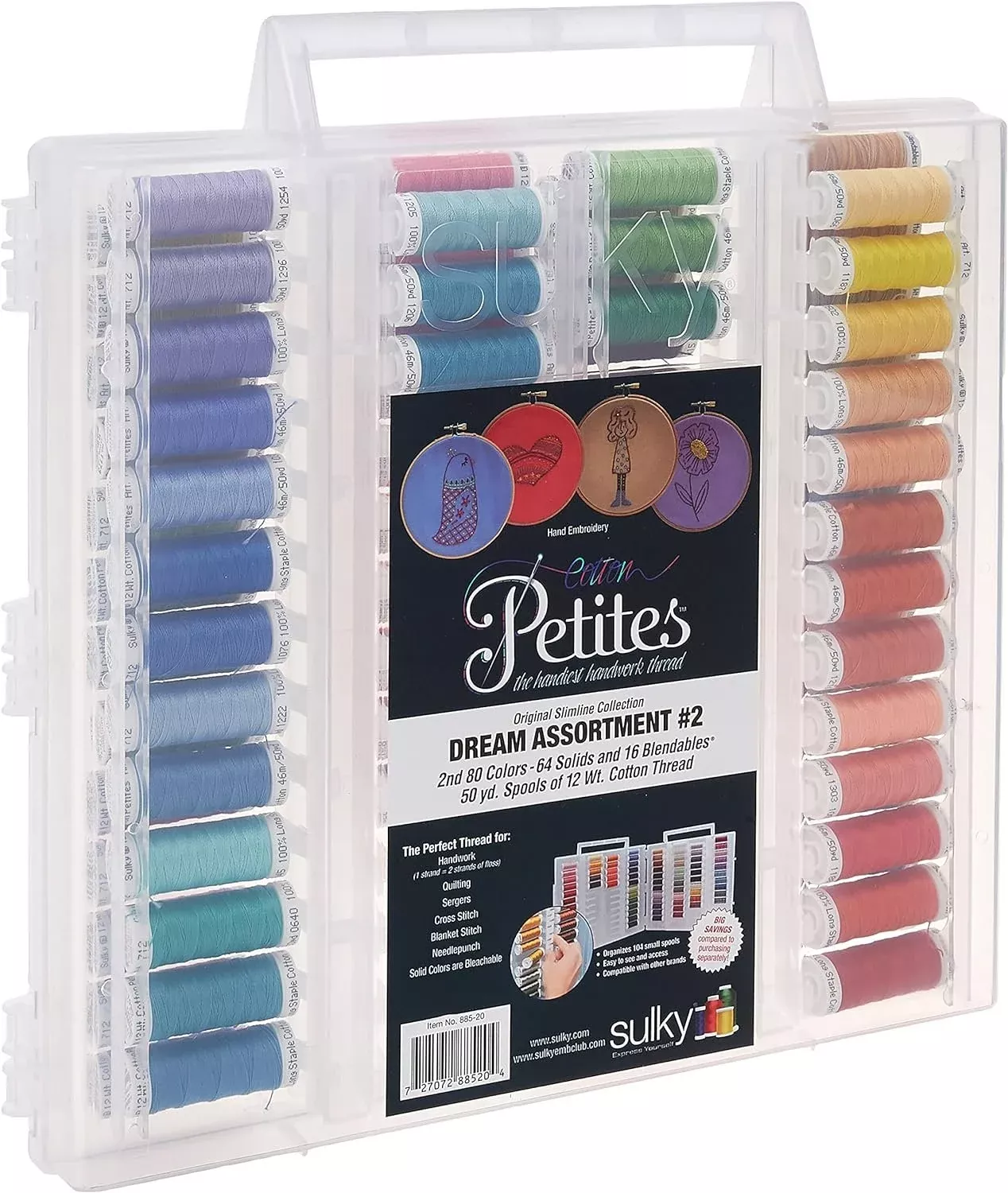 SULKY OF AMERICA Sulky Cotton Petites Slimline Dream 2 Assortment, Tra