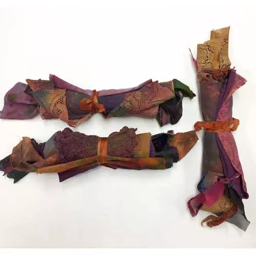 Sunset to Twilight Inspiration Pack (hand dyed fabrics & textiles)