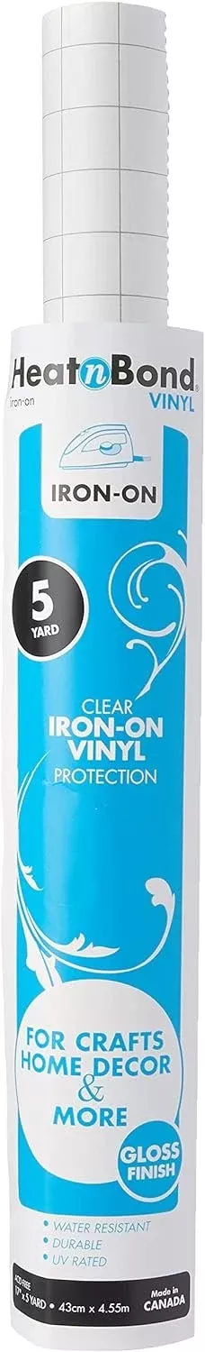 Thermoweb #3912 Heat'n Bond Iron-On Vinyl -17"X5 Yards Gloss