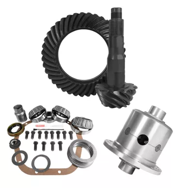 Yukon 10.5" Ford 4.56 Rear Ring & Pinion, Install Kit, 35 Spline Posi