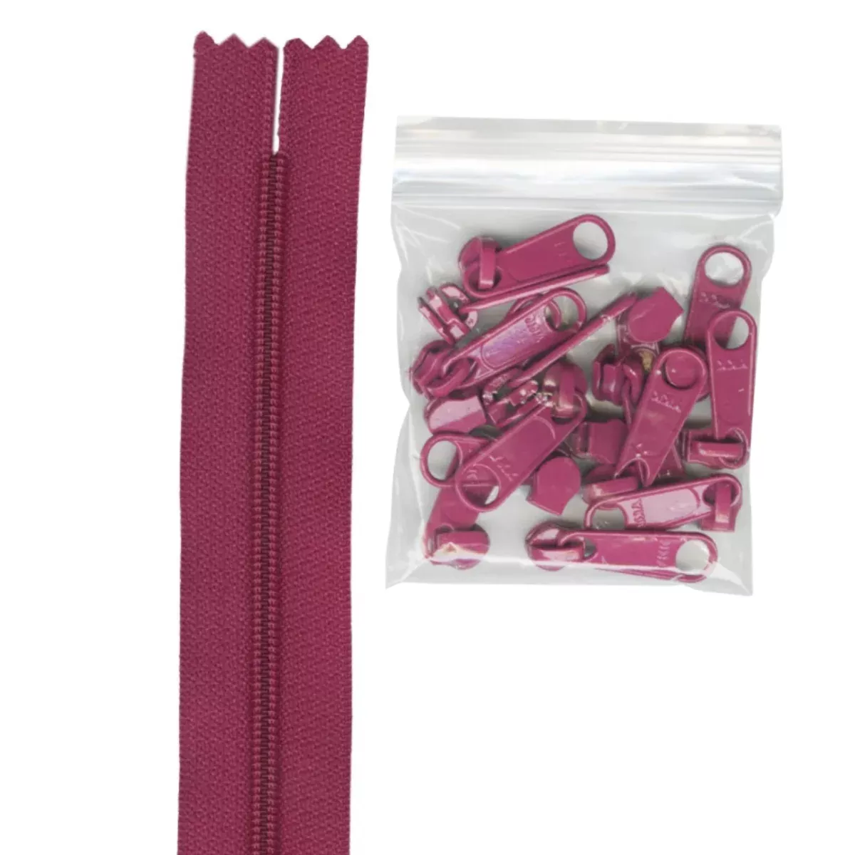 Zipper by the Yard - Wild Plum