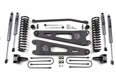 Zone Offroad 4" Inch Lift Kit w/ Radius Arm for 2005 to 2007 Ford F250/F350 Super Duty 4WD