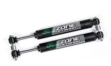 Zone Offroad Dual Steering Stabilizer Kit with Shocks 2014 to 2023 RAM 2500 and 2013 to 2023 RAM 3500